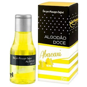 Óleo Beijável no Sabor Abacaxi Algodão Doce 35Ml La Pimienta