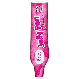 Caneta Comestível Sabor algodão Doce Jelly Pen 35Ml For Sexy