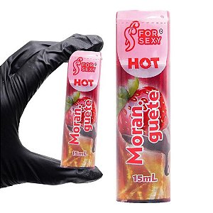 Gel Hot Comestível Sabor Moranguete Saboroso 15ml - For Sexy