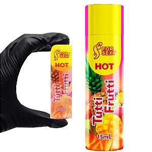 Gel Hot De Massagem Comestível Sabor Tutti Frutti - For Sexy