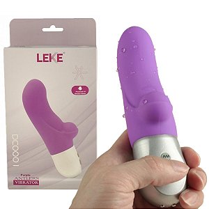 Vibrador Com Estimulador e 10 Modos de Vibração Recarregável