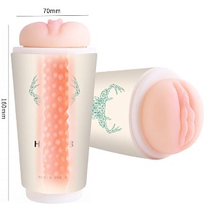 Masturbador Vagina em Formato de Copo Discreto LiLo Air Tech