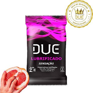 Preservativo Camisinha Sensação Super Lubrificada DUE Prime