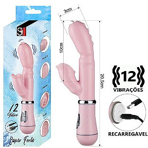 Vibrador Estimulador de Ponto G e Clitóris com Língua - USB