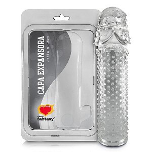 Capa Peniana Extensora Sensor 16cm em Silicone SexyFantasy - Sexshop