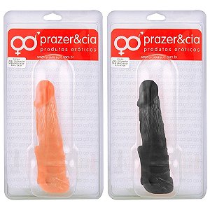 Anel Peniano Companheiro Preto 16x3,4 Prazer e Cia - Sexshop