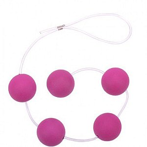 Bolinha Tailandesa 5 bolinhas Pink - Sexshop