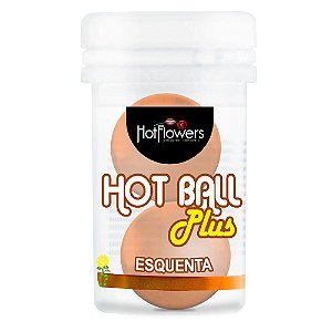 Bolinha Vaginal Hotball Plus Esquenta HotFlowers - Sexshop