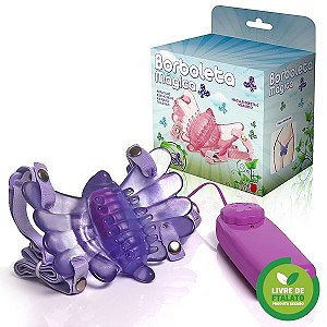 Borboleta Mágica - Butterfly Estimulador Feminino Lilás - Sexshop