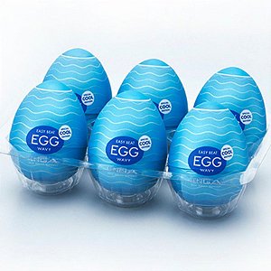 Caixa com 06 Masturbador Tenga Egg Cool - Sexshop