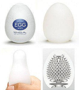 Caixa com 6 Masturbadores Tenga Egg - MISTY - Sexshop