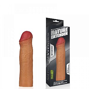 Capa Peniana Extensora com 5 cm de Extensão - LOVETOY NATURE EXTENDER - Sex shop