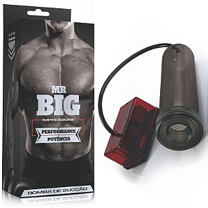 Desenvolvedor Peniano Mr. Big - Fumê - Elétrico 220vts - Sexshop