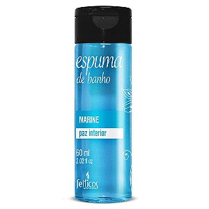 Espuma de Banho Marine Paz Interior 60ml Feitiços - Sexshop