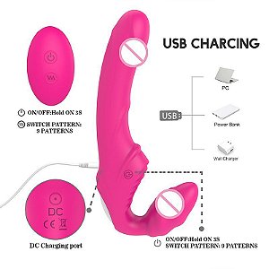 Vibrador Estimulador Duplo Ponto G e Clitóris Recarregável - S-Hande NANA -  Sexshop