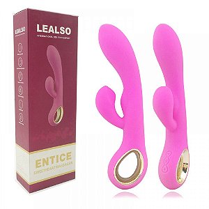 Vibrador de Clitóris e Ponto G Silicone Recarregável - Sexshop