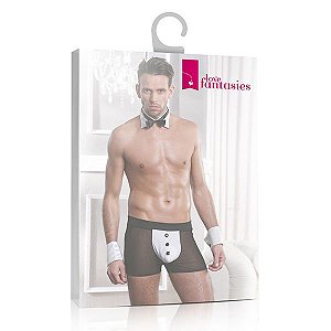 Fantasia Fetiche - Cueca Boxer + Venda + Palmatória - Sexshop