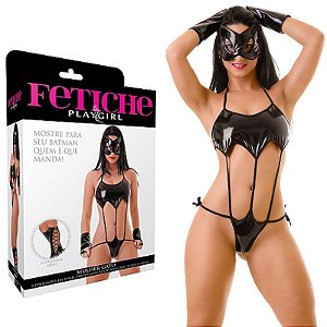 Fantasia Mulher Gato Erótica - Sexshop