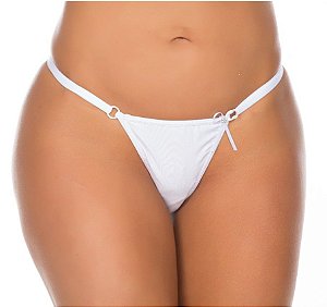 Fio Dental Ajustável Pimenta Sexy Branca - Calcinha Sexy