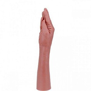 Fisting penetrável forma de mão aberta marrom - Sexshop