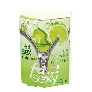 Fruit Sexy CAIPIRINHA Hot Gel Comestível 40ml INTT - Sex shop