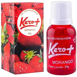 Gel Comestível Sexo Oral Kero Mais Morango 30gramas - Sexshop