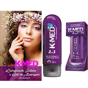 Gel de Massagem e Lubrificante Íntimo 2 em 1 Joy 200ml K-MED - Sexshop