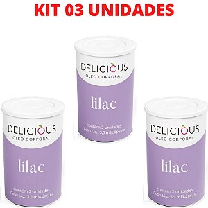 Kit 03 Bolinhas Explosivas Delicious Ball Óleo Corporal Aromáticos Lilac – Sex shop