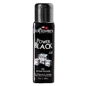 Gel Gelado Aromatizante Sabor BLACK ICE 35ml HotFlowers - Sexshop