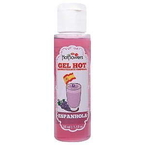 Gel Quente Aromatizante Hot Espanhola 35ml Hot Flowers