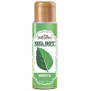 Gel Quente Aromatizante Hot Menta 35ml Hot Flowers - Sexshop