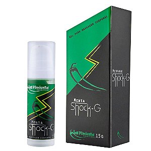 Gel Shock-G para Massagem Menta 15g LáPimenta - Sexshop