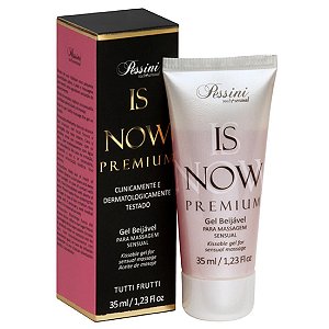 Is NOW! Premium Gel Quente Comestível Tutti-Frutti 35ml Pessini - Sex shop