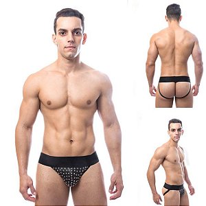 Jockstap Detalhes em Metal Sado - Sexy shop