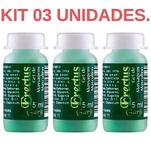 Kit 03 Excitante Erectus Gel de Ereção 5ml Garji - Sex shop