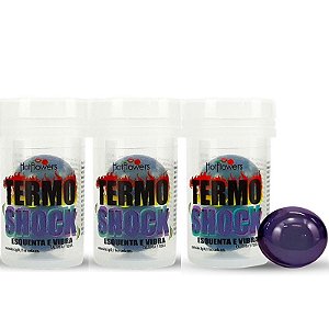 Kit 03 Bolinha Termo Shock Hot Ball 02 unidades cada HotFlowers - Sex shop