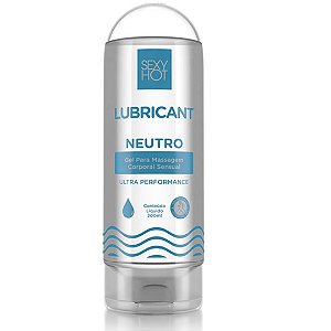 Lubrificante Gel para Massagem Erótica Sexy Hot - Neutro