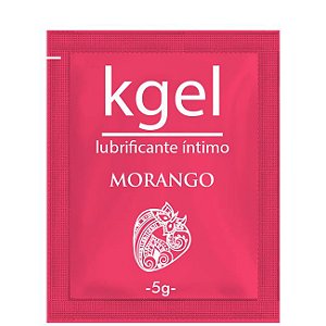 Lubrificante Kgel Morango 5g - Sache - Sexshop