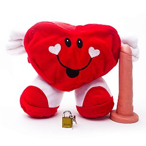 Mascote da Sedução Coração Com Pênis - Sexshop