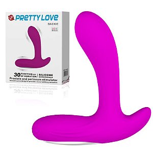 Massageador de Próstata com 30 Modos de Vibração - PRETTY LOVE BACKIE - Sexshop