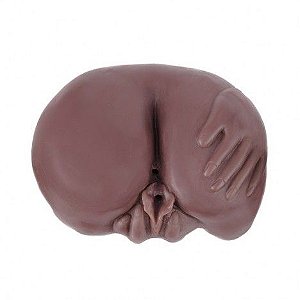 Masturbador bumbum chocolate 100% Cyber Skin - Sexshop