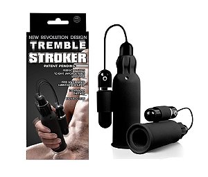 Masturbador TREMBLE STROKER em Silicone e Vibrador NANMA - Sexshop