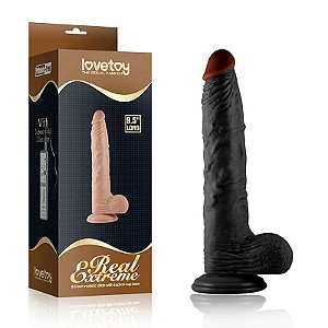 Pênis Real Extreme Preto 9.5" - Lovetoy - Sexshop