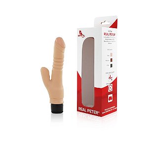 Pênis Real Peter Extreme com Vibrador - 17,5 x 3cm - Sex Shop