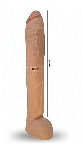 Pênis Real Peter Hard GRANDE 5,5 x 34 cm - Sexshop