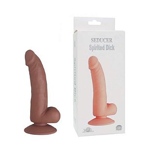 Pênis Realístico 14,8 cm com Veias Salientes e Glande - SCAPADE SPIRITED DICK APHRODISIA - Sexshop