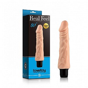 Pênis Realístico com Veias Saltadas e Vibração Multivelocidade - LOVETOY REAL FEEL 9 - Sex shop