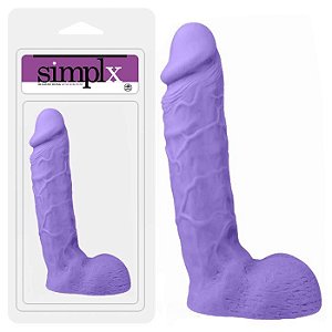Pênis realístico de 23 cm com veias, glande saliente e escroto - SIMPLX 9 - NANMA - Sexshop