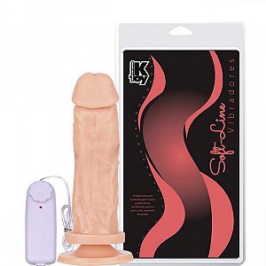 Pênis Realístico Grosso vibrador e ventosa - Sexy Shop