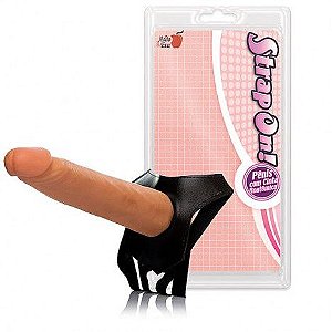 Cinta Peniana Bege 18cm Pênis Realístico - Sexshop